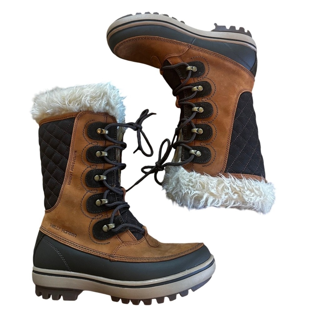 Helly Hansen Brown Garibaldi Winter Boots Women's 6
